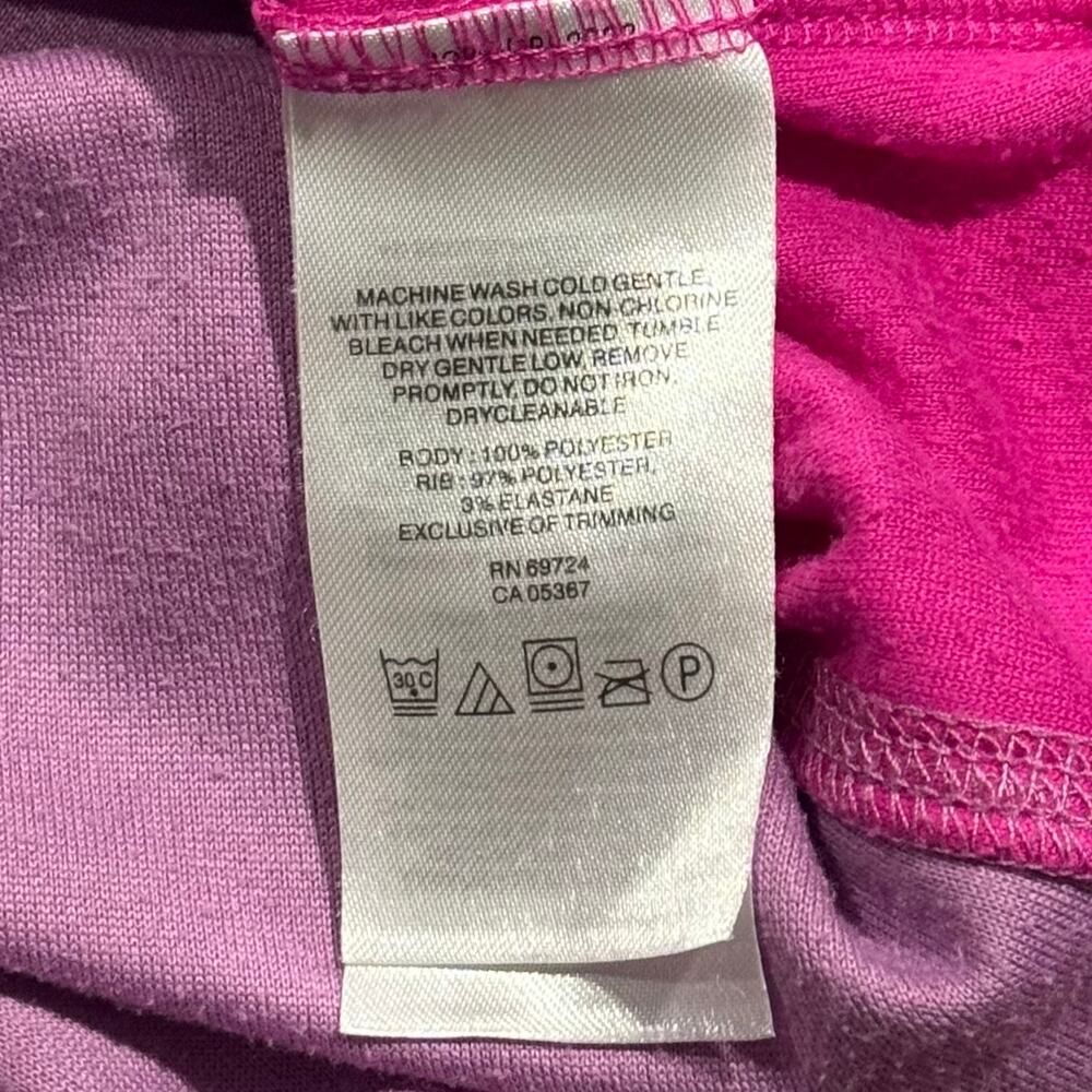 Columbia Sweater 1/4 Zip Athleisure Y2K Preppy Retro Casual Pink Purple Medium - Picture 4 of 7